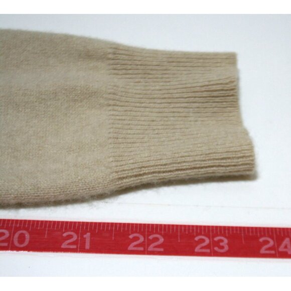 VTG Valerie Stevens 100% Cashmere Turtleneck Sweater Cream Womens M Quiet Luxury - Picture 6 of 6